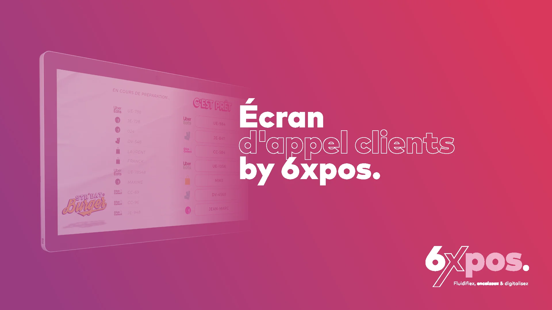 Pages de 6XPOS ODSappel client 6Xpos